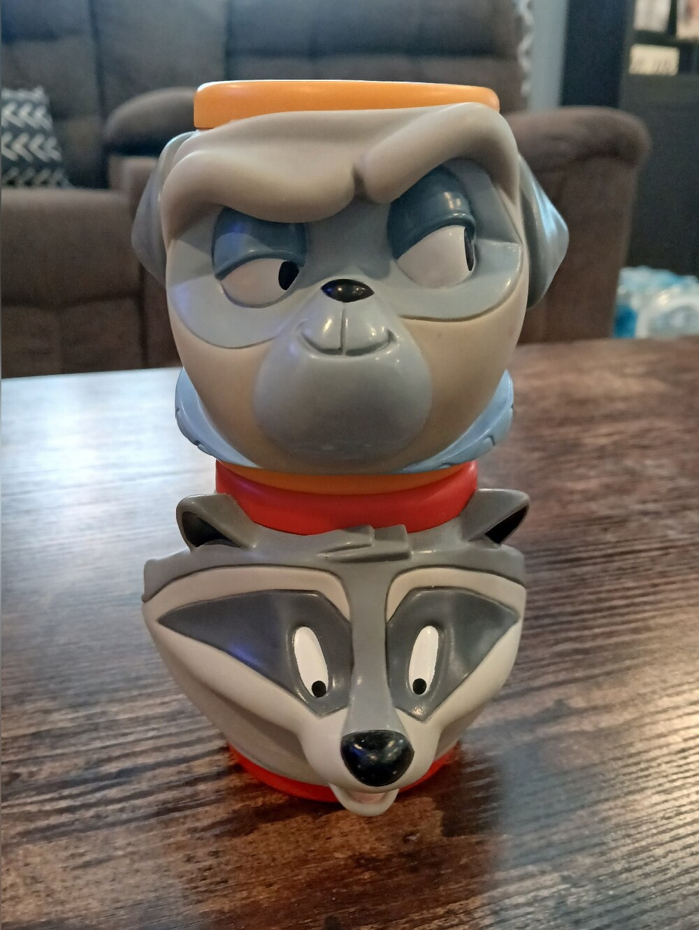 Vintage Disney Plastic Mugs - Lot Of 2